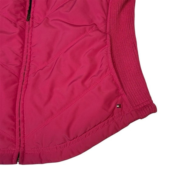 Tommy Hilfiger Pink Quilted Vest. Size Medium - Picture 6 of 7